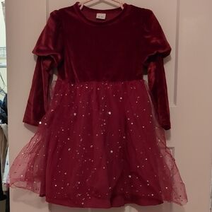 Amazon Kids Formal Dress in Deep Red